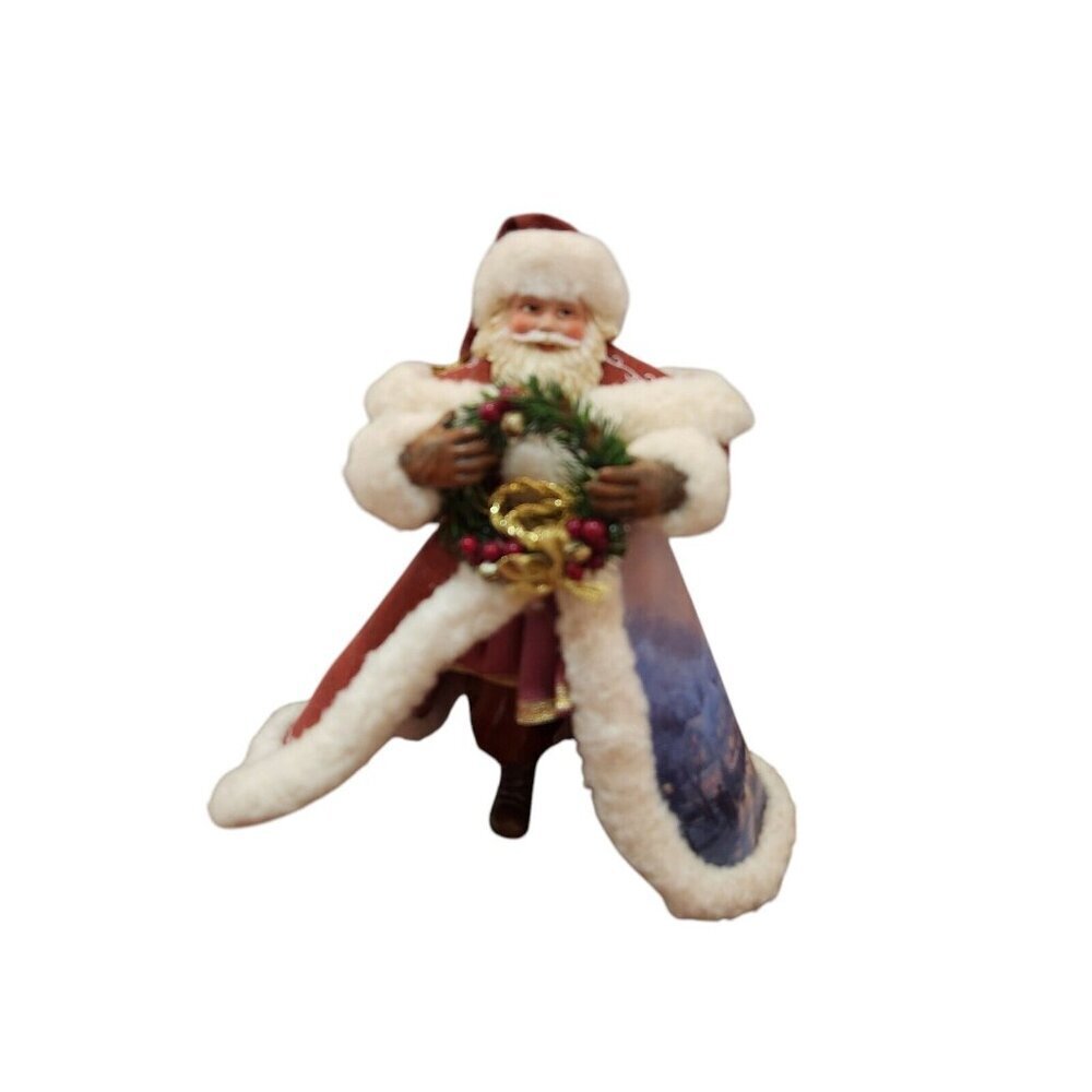 Thomas Kinkade OLD WORLD CHRISTMAS JOURNEY'S END 8" Santa Claus Figurine 37335